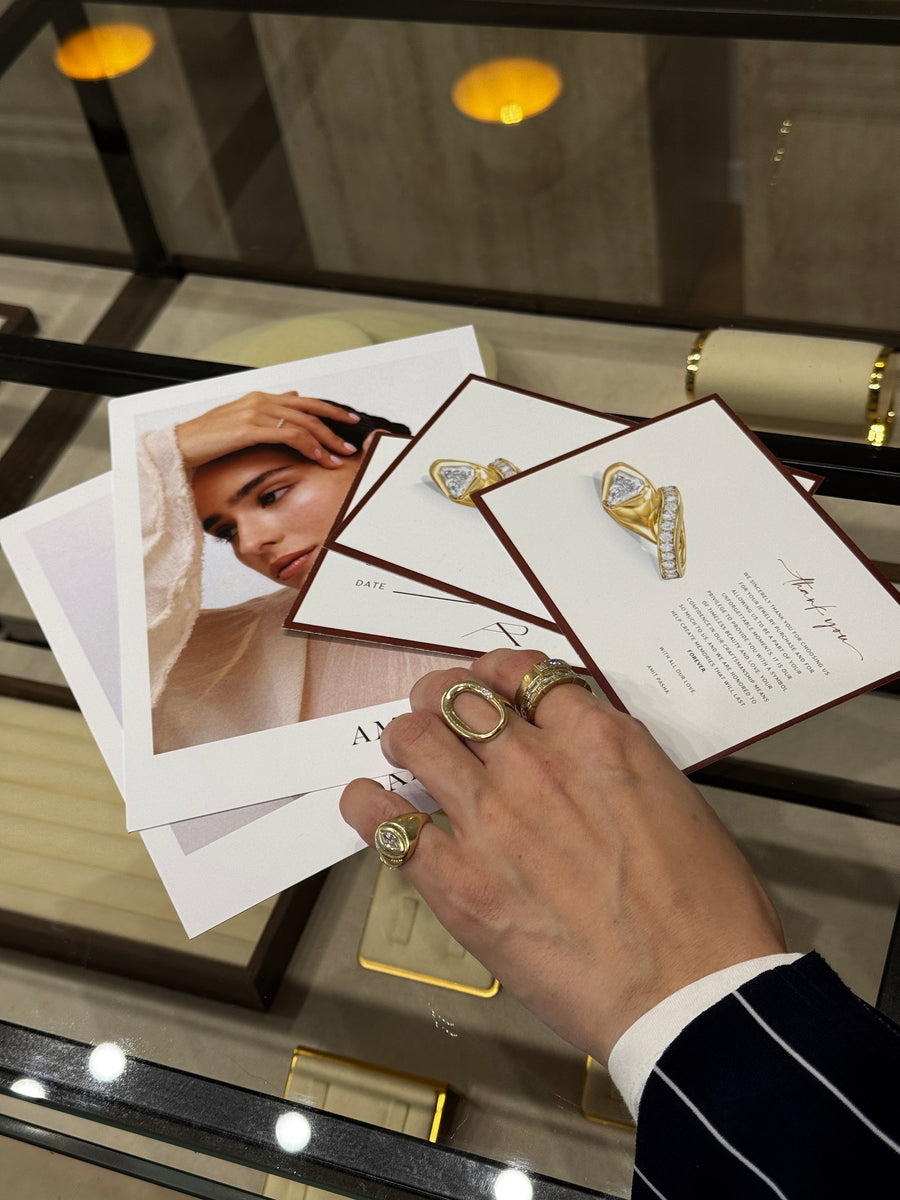 ALEX MARQUISE RING + SYMMETRA RING, Styled