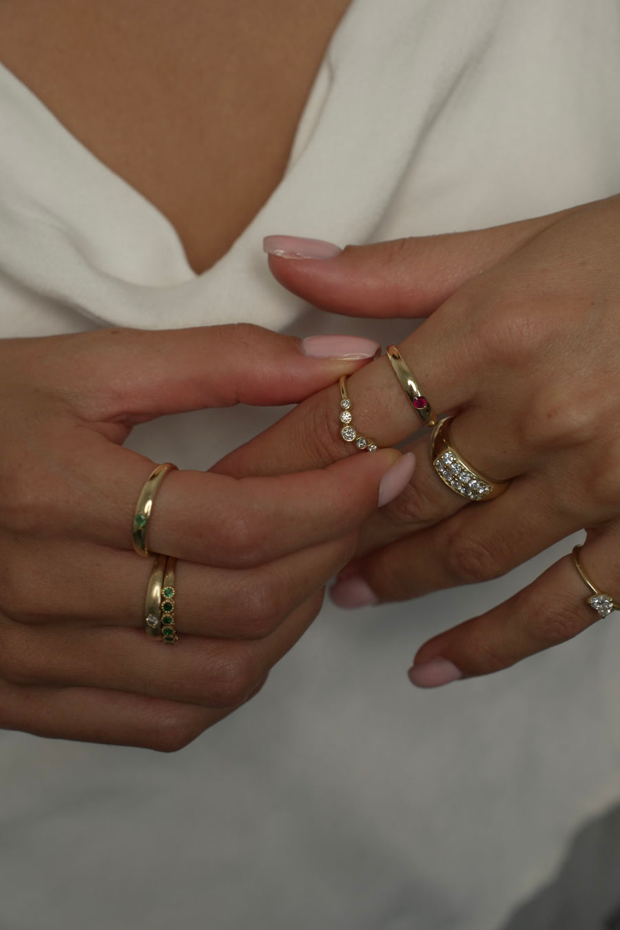 DANNY RUBY RING, Styled