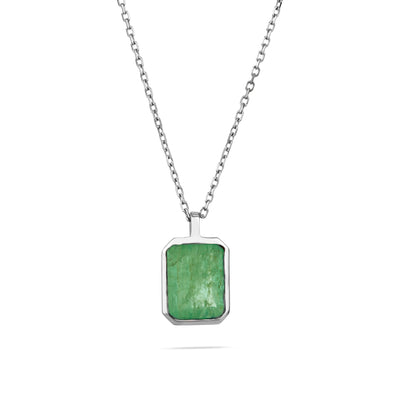 AMOR NATURAL EMERALD NECKLACE