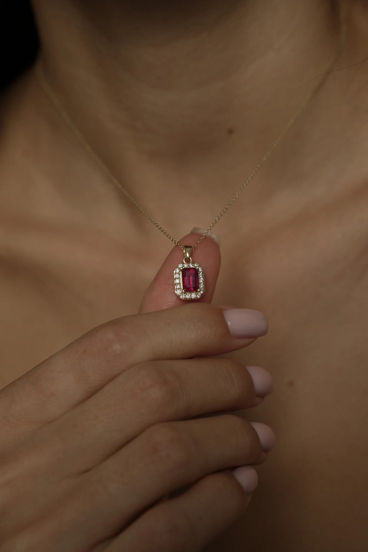 EDEN RUBY NECKLACE