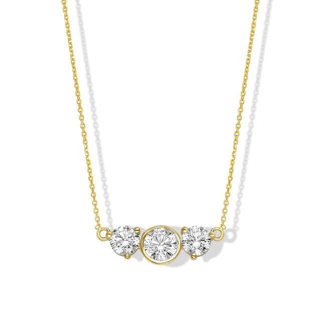 ANNE NECKLACE, Packshot, Yellow Gold