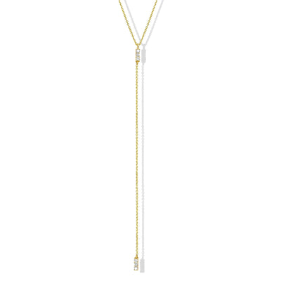 DIAMOND TIE NECKLACE
