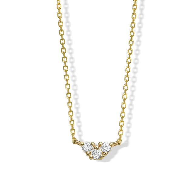 EVA SMALL NECKLACE, Packshot, Yellow Gold