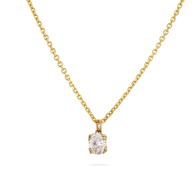 NURIT NECKLACE, Packshot, Yellow Gold
