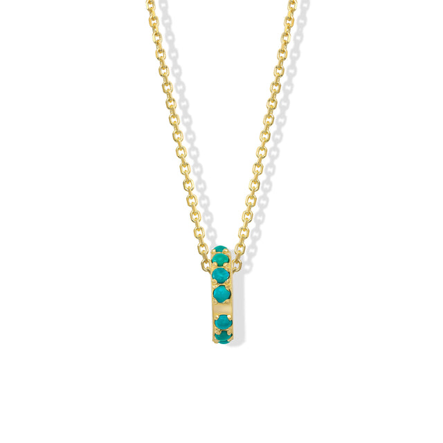 MONTH NECKLACE, DECEMBER, Packshot, Yellow Gold