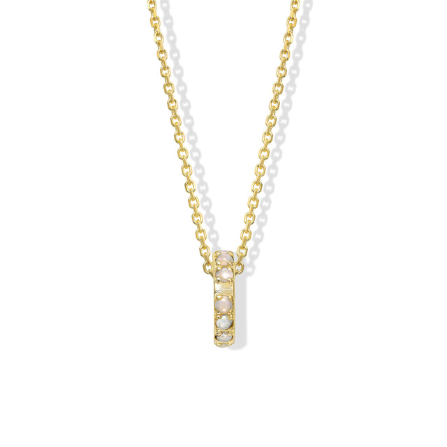 MONTH NECKLACE, OCTOBER, Packshot, Yellow Gold