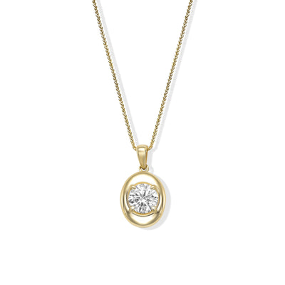 HALO VERTICAL NECKLACE