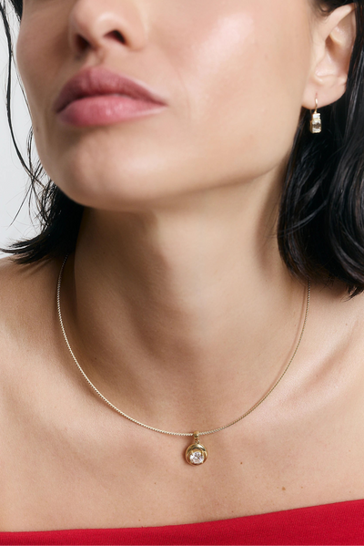 HALO VERTICAL NECKLACE
