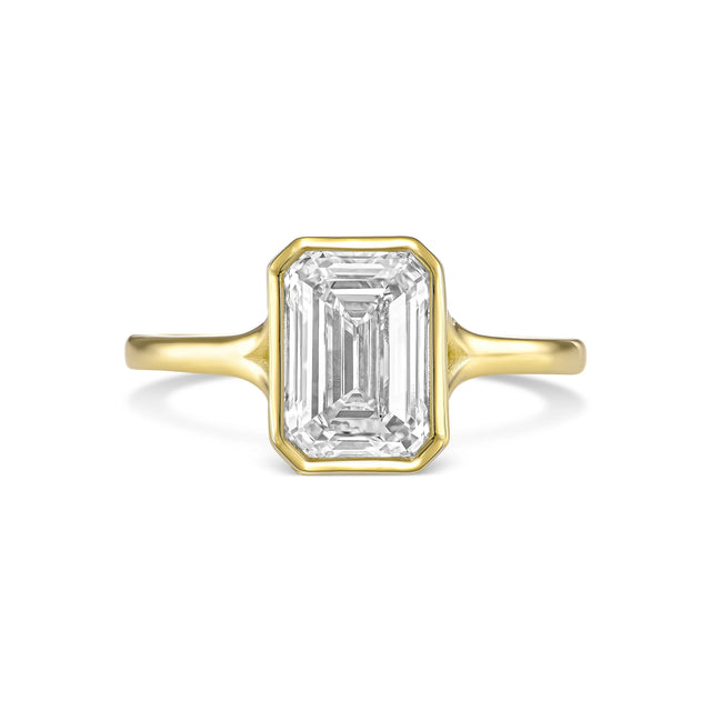 AURA RING, Packshot, Yellow Gold