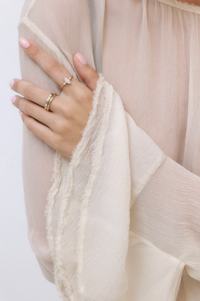 CROWN MARQUISE RING