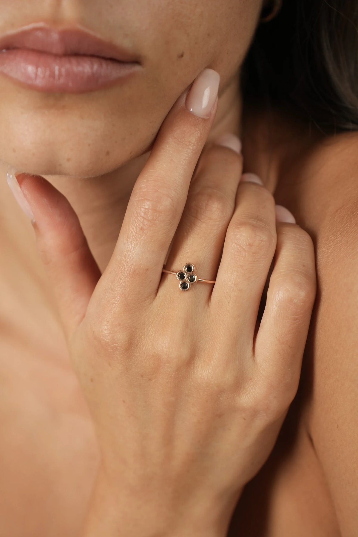 TALIA BLACK DIAMOND RING