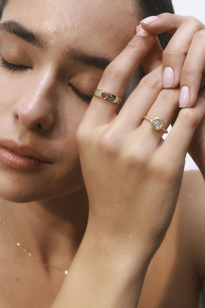 CLAIRE RUBY RING