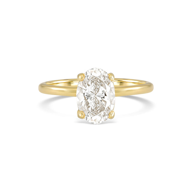 CLASSIC OVAL RING, Packshot, Yellow Gold