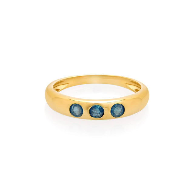 GAYA SAPPHIRE RING, Packshot, Yellow Gold