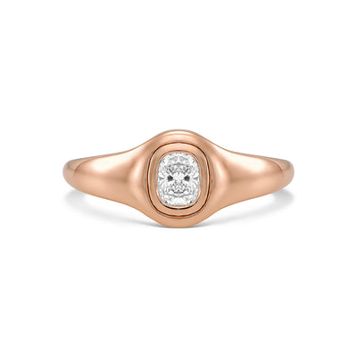 GOLDEN CUSHION RING