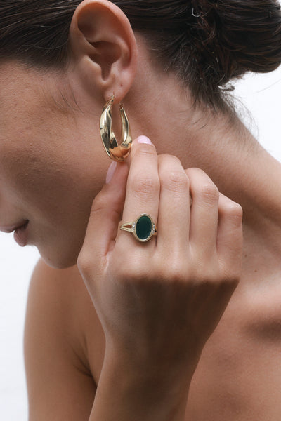 HAILEY AGATE RING