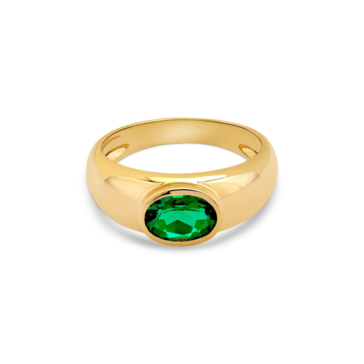 LOUISE EMERALD RING