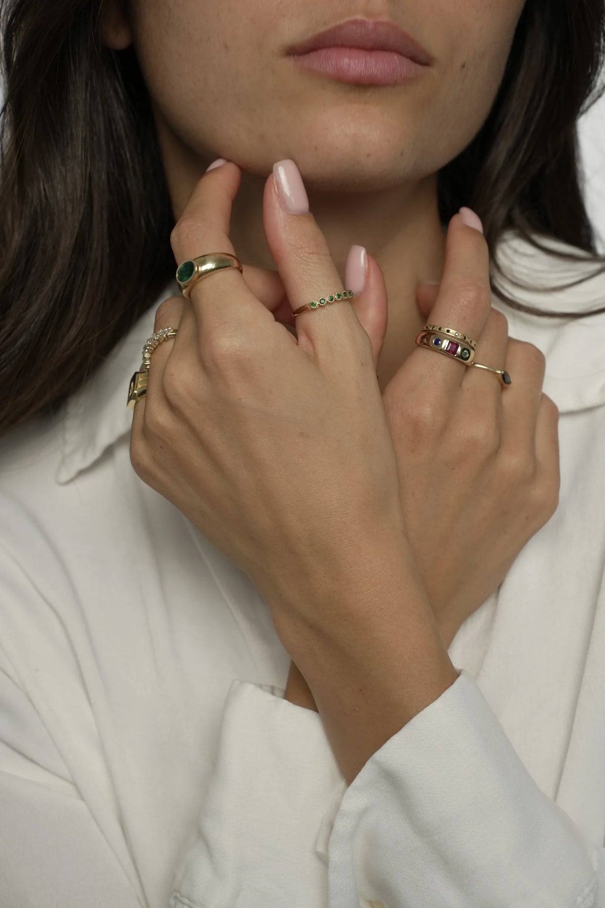 LOUISE EMERALD RING