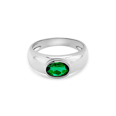 LOUISE EMERALD RING