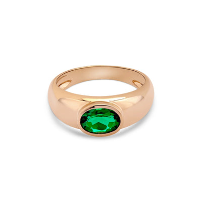 LOUISE EMERALD RING