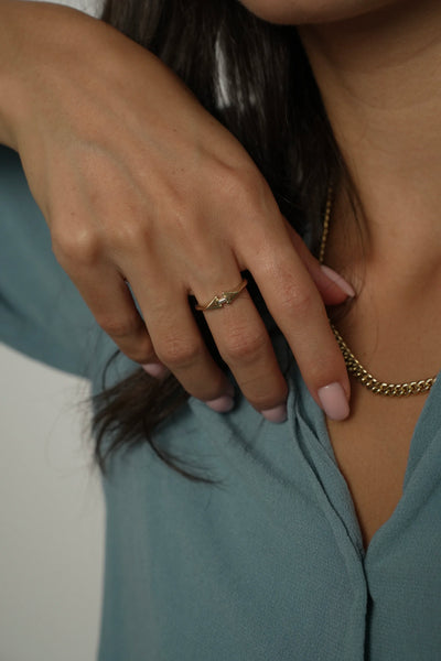 ROMI WHITE DIAMOND RING