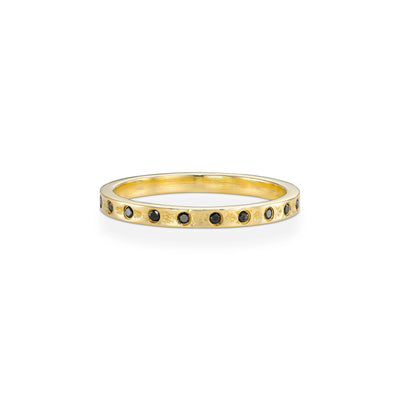 SHELLY BLACK DIAMOND RING