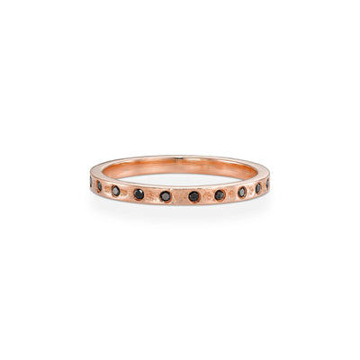 SHELLY BLACK DIAMOND RING