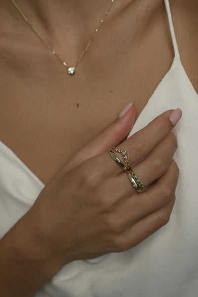 SHIRA EMERALD RING