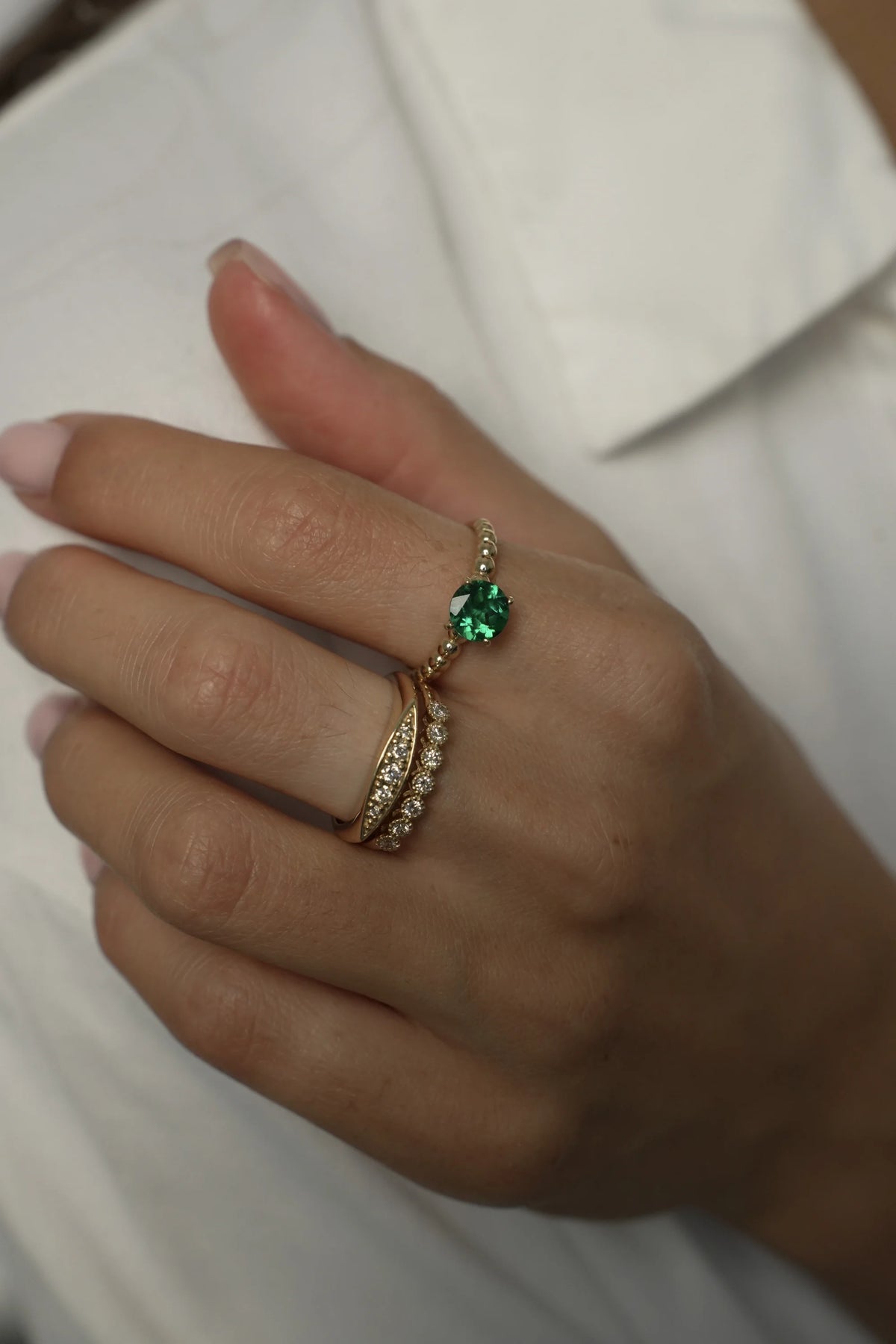 SHIRA WHITE DIAMOND RING