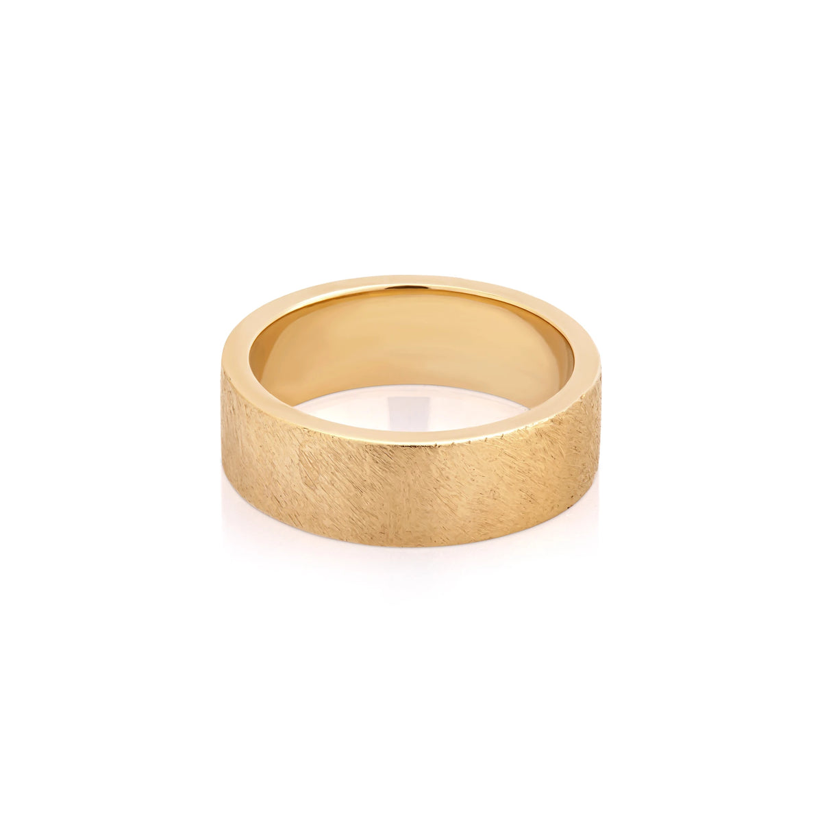 THICK ROUGH WEDDING RING 6 MM