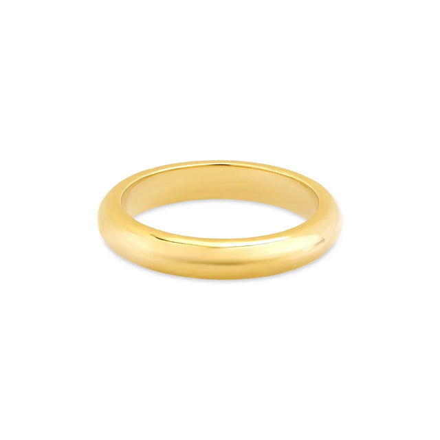 THICK WEDDING RING, Packshot, Yellow Gold