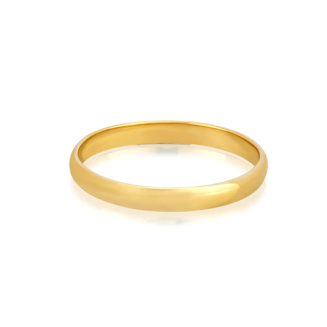 THIN WEDDING RING, Packshot, Yellow Gold