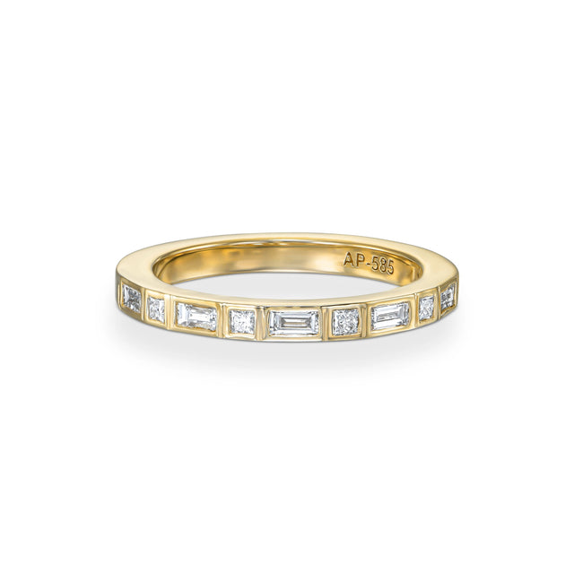 LISA RING, Packshot, Yellow Gold
