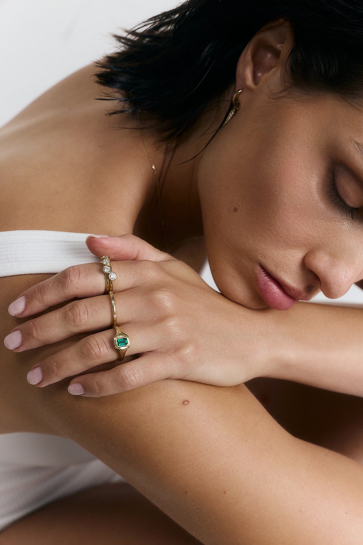 LUME EMERALD RING