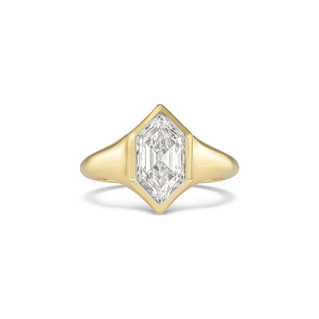 VEIL RING, Packshot, Yellow Gold