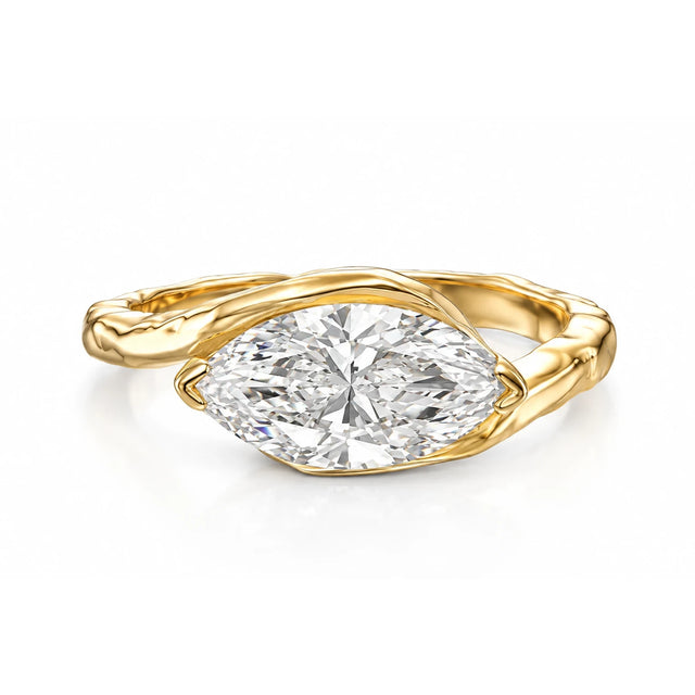 MIRAGE RING, Packshot, Yellow Gold